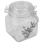 Load image into Gallery viewer, Home Basics Ludlow 23 oz.  Canister with Metal Clasp, Clear $4.00 EACH, CASE PACK OF 12
