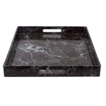 Load image into Gallery viewer, Home Basics Faux Marble Vanity Tray, Black $12.00 EACH, CASE PACK OF 6
