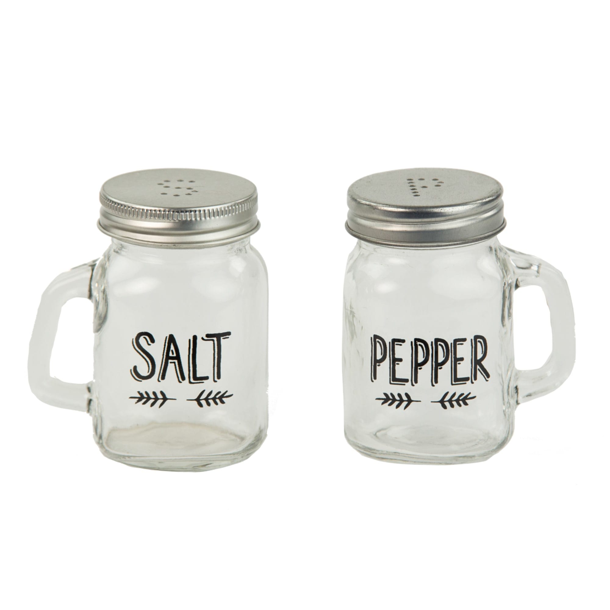 Home Basics Salt and Pepper Mason Jar Set $3.00 EACH, CASE PACK OF 24