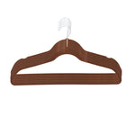 Load image into Gallery viewer, Home Basics 10-Piece Velvet Hangers, Brown $4.00 EACH, CASE PACK OF 12
