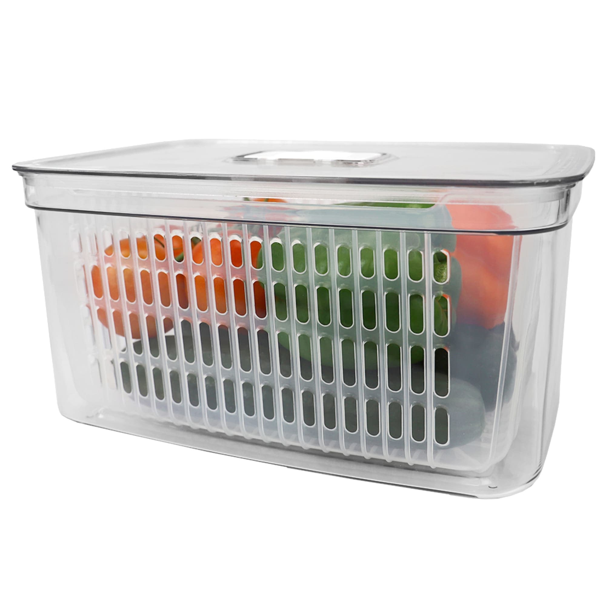 Home Basics Large Produce Saver with Removable Colander, Clear $8.00 EACH, CASE PACK OF 6