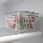 Load image into Gallery viewer, Home Basics Small Produce Saver with Removable Colander, Clear $4.00 EACH, CASE PACK OF 12
