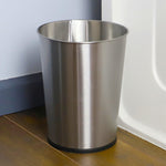 Load image into Gallery viewer, Home Basics Open Top 8 Lt Stainless Steel Waste Bin, (9.5&quot; x 10.25&quot;), Silver $6.00 EACH, CASE PACK OF 12
