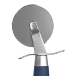 Load image into Gallery viewer, Home Basics Meridian Stainless Steel Pizza Cutter, Indigo $3.00 EACH, CASE PACK OF 24
