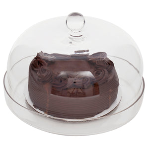 Home Basics Glass Cake Plate with Cover $20.00 EACH, CASE PACK OF 4