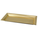 Load image into Gallery viewer, Home Basics Plastic Vanity Tray, Gold $4.00 EACH, CASE PACK OF 12
