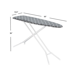 Seymour Home Products Adjustable Height, 4-Leg Ironing Board with Perforated Top, Grey Lattice $30.00 EACH, CASE PACK OF 1