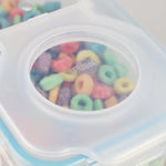 Load image into Gallery viewer, Home Basics Medium Plastic Cereal Dispenser with Pour Spout, Clear $4.00 EACH, CASE PACK OF 12
