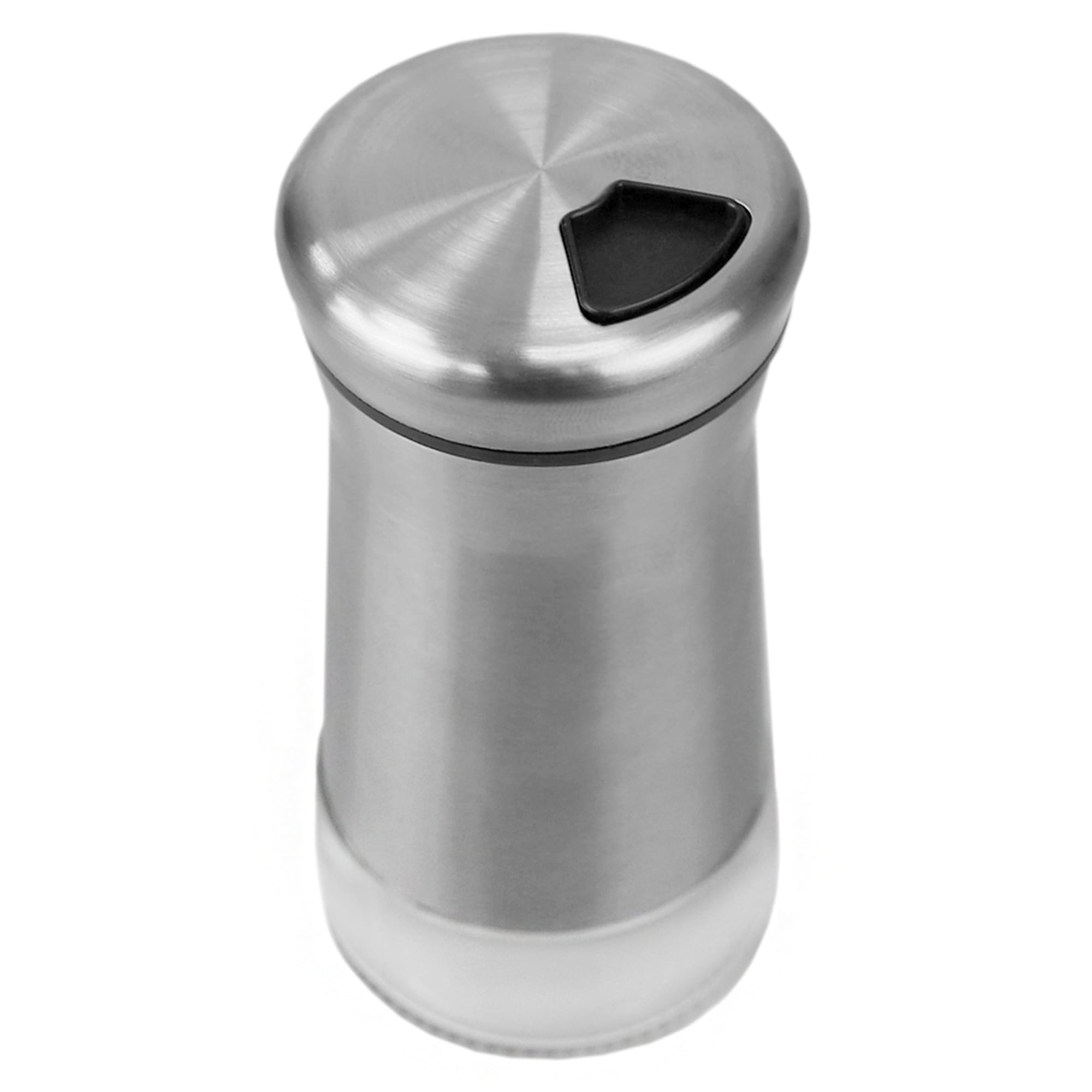 Home Basics Adjustable Pour Hole 4.2 oz. Condiment Shakers with Clear Glass Bottoms, Silver $4.00 EACH, CASE PACK OF 24