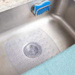 Load image into Gallery viewer, Home Basics Small PVC Sink Mat, Clear $2.00 EACH, CASE PACK OF 24
