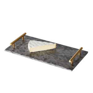 Sophia Grace Marble Serving Tray, Black/Gold $10.00 EACH, CASE PACK OF 4