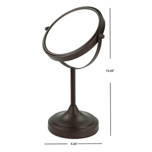 Home Basics Elizabeth Collection Double Sided Cosmetic Mirror, Bronze $15.00 EACH, CASE PACK OF 6