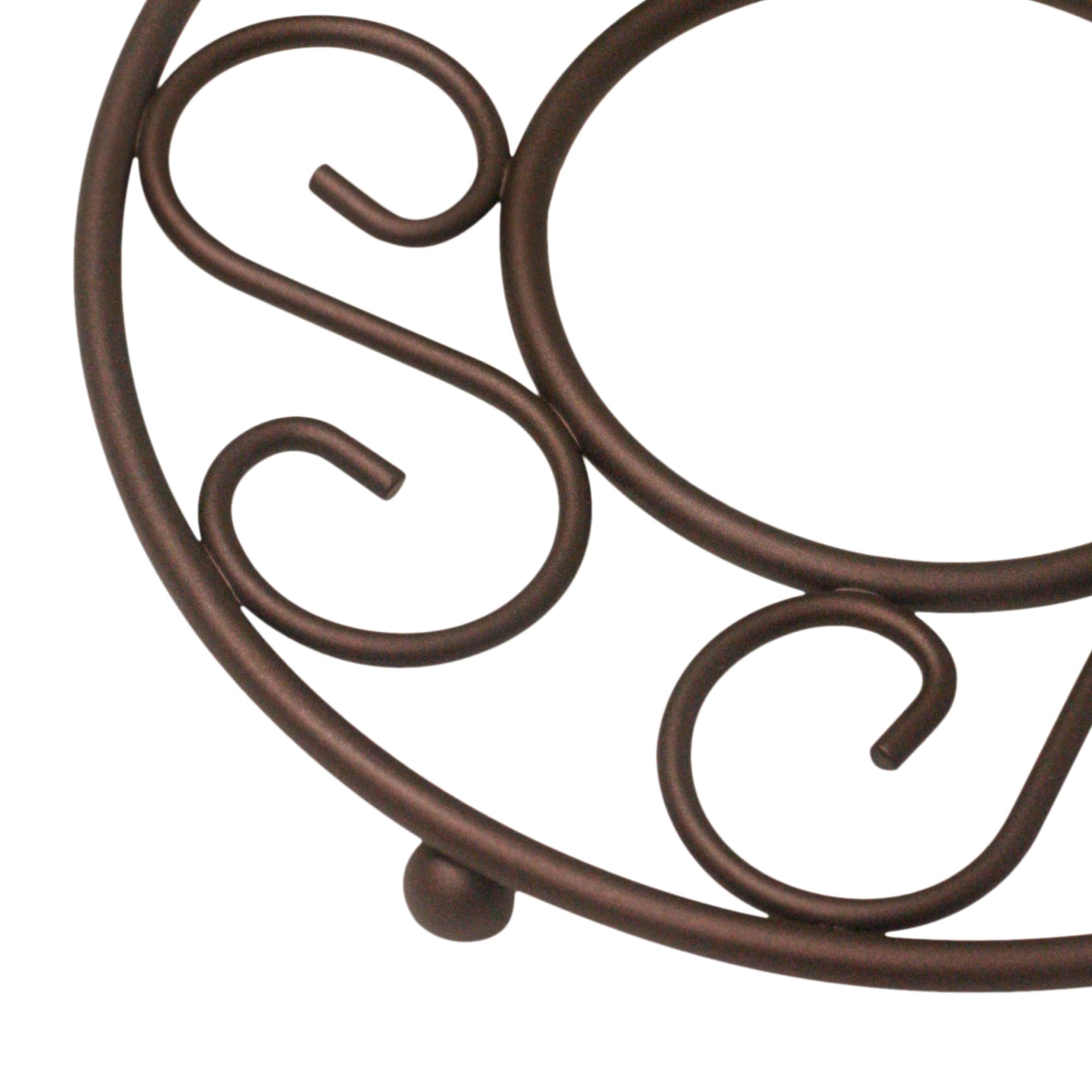 Home Basics Scroll Collection Steel Trivet, Bronze $3.00 EACH, CASE PACK OF 6