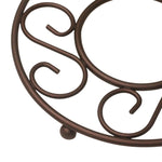 Load image into Gallery viewer, Home Basics Scroll Collection Steel Trivet, Bronze $3.00 EACH, CASE PACK OF 12
