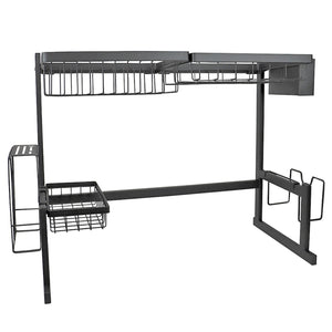 Home Basics Deluxe Over the Sink Steel Kitchen Station, Black $60.00 EACH, CASE PACK OF 1