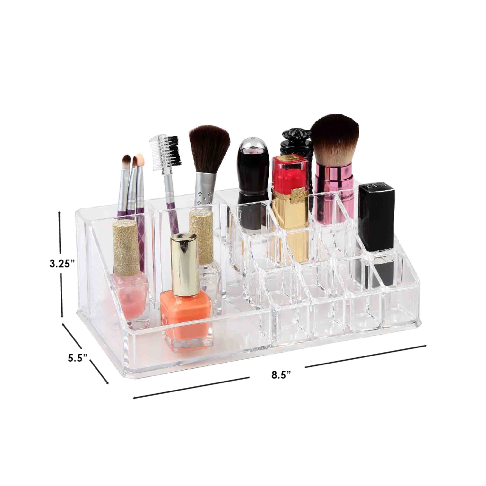 Home Basics Cosmetic Organizer $4.00 EACH, CASE PACK OF 12