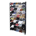 Load image into Gallery viewer, Home Basics 50 Pair Metal Shoe Rack, Black $25.00 EACH, CASE PACK OF 6
