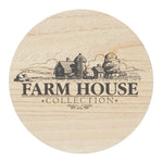 Load image into Gallery viewer, Home Basics Farmhouse Graphic Print Wood Lazy Susan, Natural $12.00 EACH, CASE PACK OF 12
