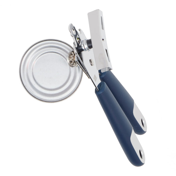 Michael Graves Design Comfortable Grip Stainless Steel Can Opener, Indigo, FOOD PREP