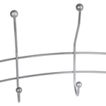 Load image into Gallery viewer, Home Basics 5 Dual Hook Over the Door Hanging Rack, Silver $5.00 EACH, CASE PACK OF 12
