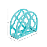 Load image into Gallery viewer, Home Basics Lattice Collection Cast Iron Napkin Holder, Turquoise $6.00 EACH, CASE PACK OF 6
