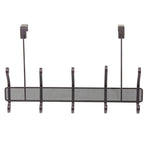 Load image into Gallery viewer, Home Basics Metro Over the Door 5 Hook Hanging Rack $6.00 EACH, CASE PACK OF 12
