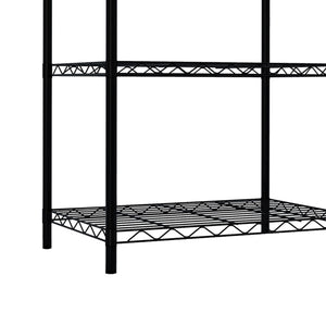 Home Basics 3 Tier Metal Multi-Purpose Free-Standing Heavy Duty Shelf, Black $30.00 EACH, CASE PACK OF 4