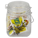Load image into Gallery viewer, Home Basics Ludlow 23 oz.  Canister with Metal Clasp, Clear $4.00 EACH, CASE PACK OF 12
