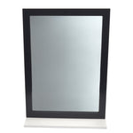 Load image into Gallery viewer, Home Basics Vanity Mirror With Shelf, Grey $25.00 EACH, CASE PACK OF 1
