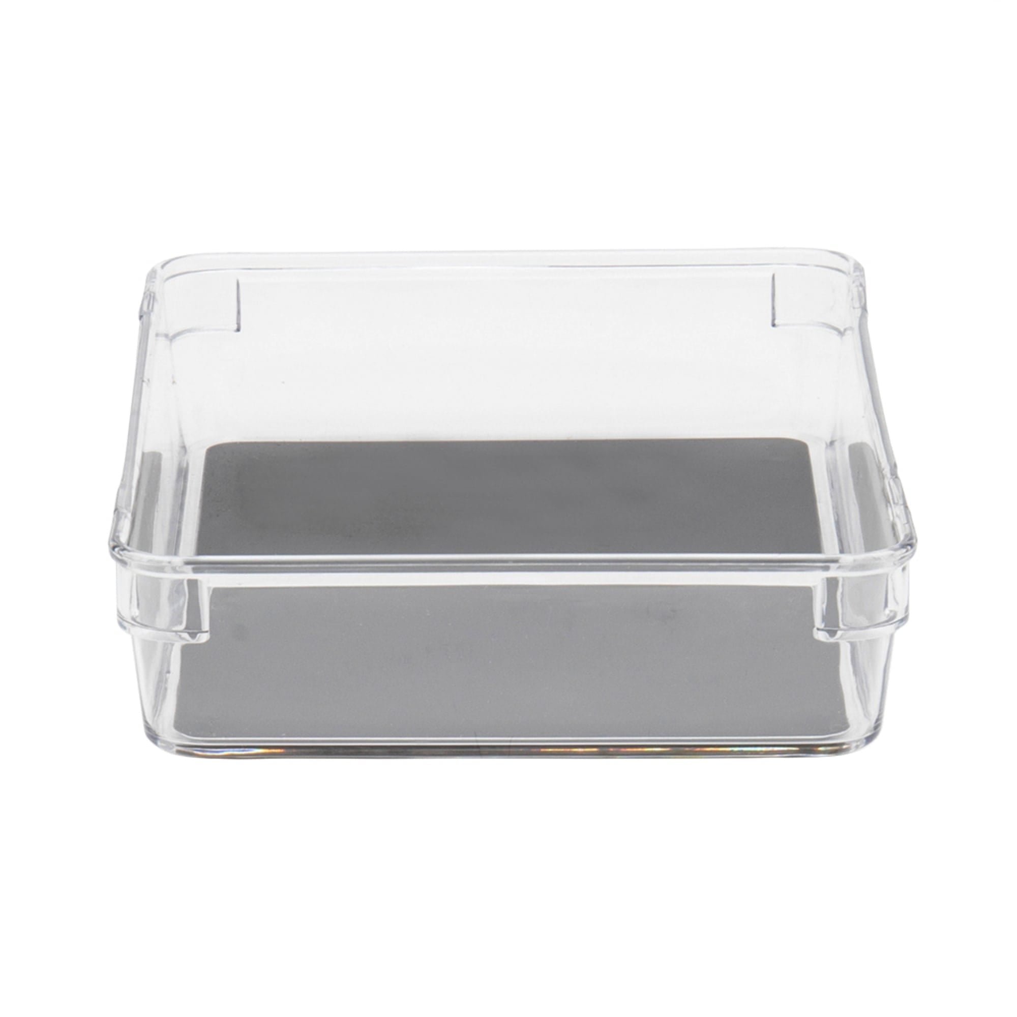 Home Basics  6" x 9" x 2" Plastic Drawer Organizer with Rubber Liner $4.00 EACH, CASE PACK OF 24