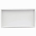 Load image into Gallery viewer, Home Basics Crocodile Plastic Vanity Tray, White $5.00 EACH, CASE PACK OF 8
