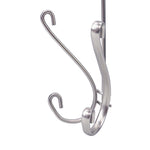 Load image into Gallery viewer, Home Basics Over the Door Double Hanging Hook, Chrome $3.00 EACH, CASE PACK OF 12
