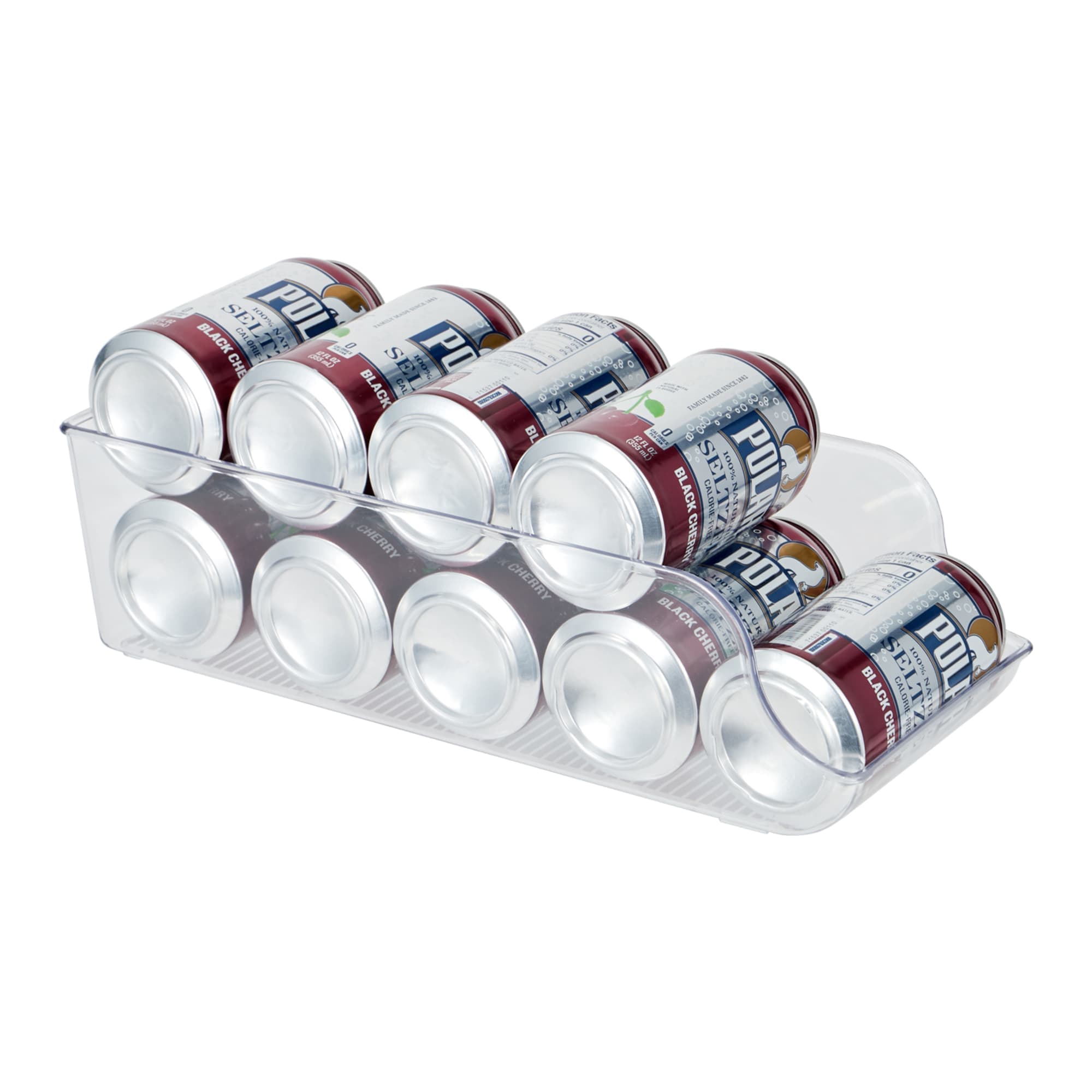 Home Basics Nestable Plastic Soda and Canned Food Dispenser, Clear $3.00 EACH, CASE PACK OF 12
