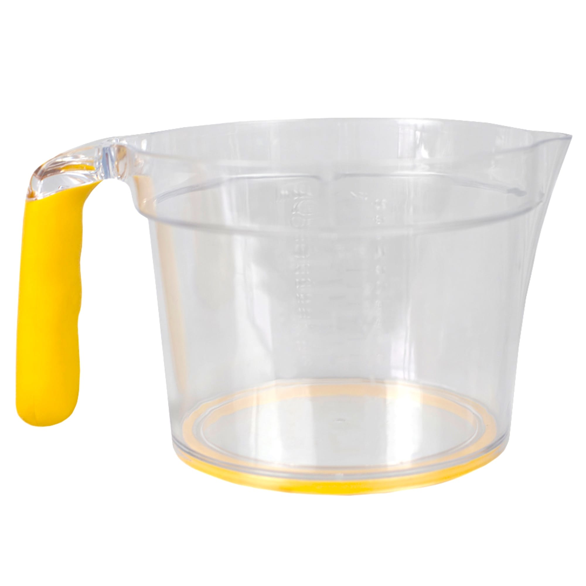 Home Basics 4-in-1  Hand Press Juicer with Built-in Measuring Cup and Egg Separator, Yellow $5.00 EACH, CASE PACK OF 24