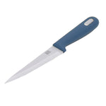 Load image into Gallery viewer, Michael Graves Design Comfortable Grip 5 inch Stainless Steel Utility Knife, Indigo $3.00 EACH, CASE PACK OF 24
