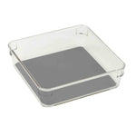 Load image into Gallery viewer, Home Basics 6&quot; x 6&quot; x 2&quot; Plastic Drawer Organizer with Rubber Liner $3.00 EACH, CASE PACK OF 24
