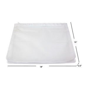 Home Basics Intimates Micro Mesh Wash Bag, White $3.00 EACH, CASE PACK OF 24