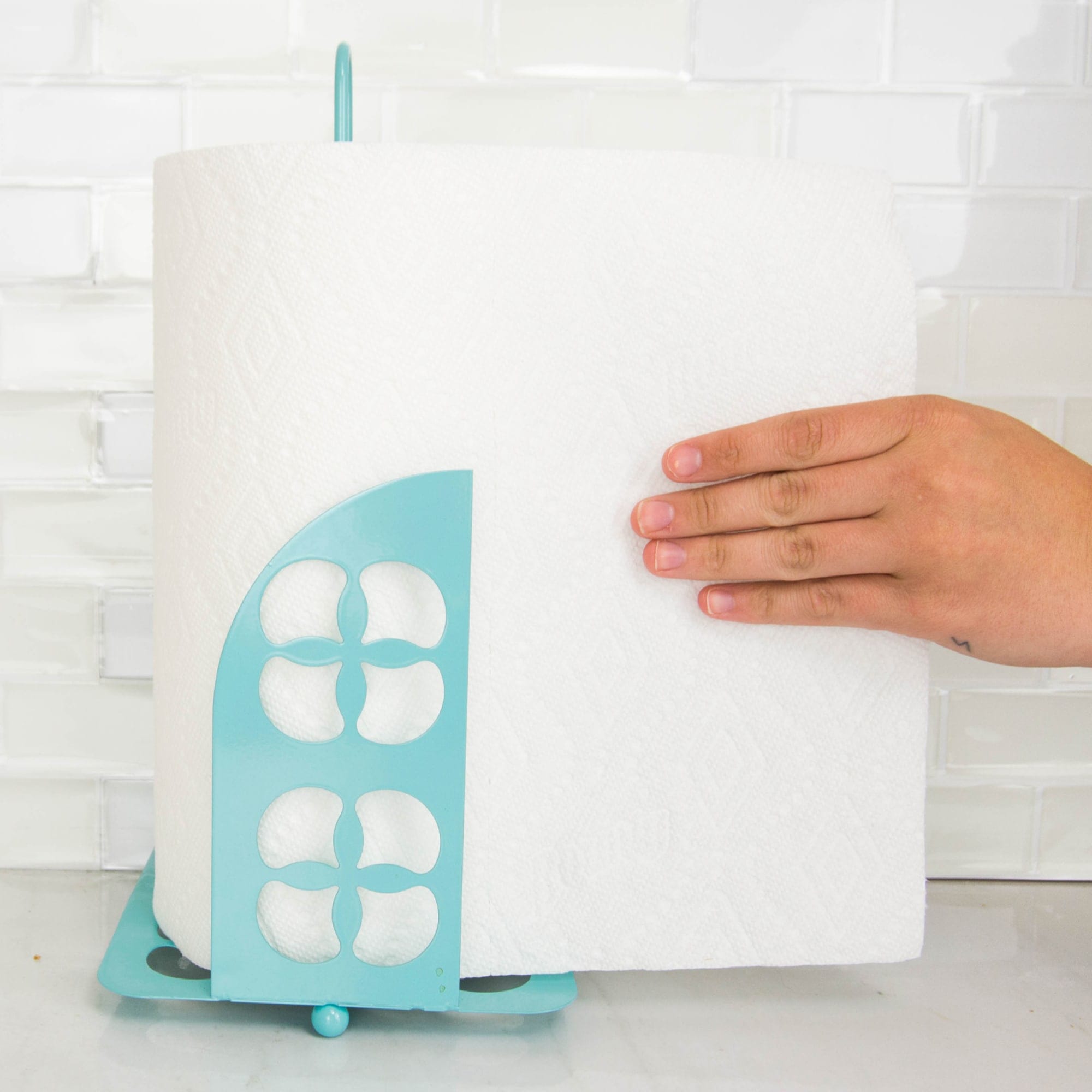 Home Basics Trinity Collection Paper Towel Holder, Turquoise $6.00 EACH, CASE PACK OF 12