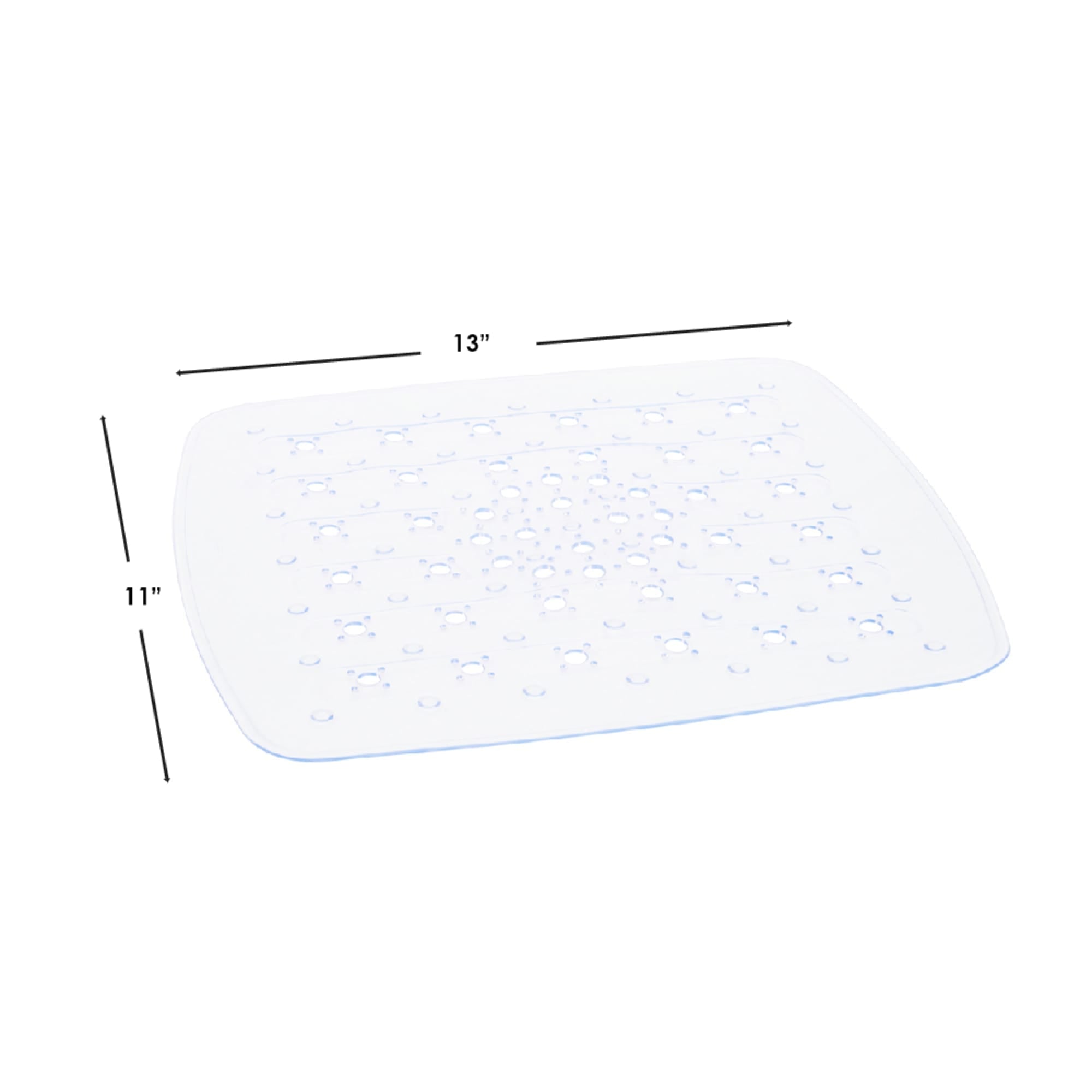 Home Basics Small PVC Sink Mat, Clear $2.00 EACH, CASE PACK OF 24