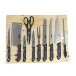 Load image into Gallery viewer, Home Basics 10 Piece Knife Set with Cutting Board $12.00 EACH, CASE PACK OF 6
