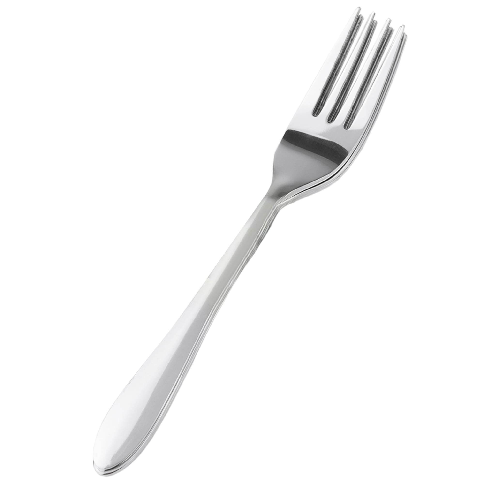 Home Basics 4 Piece Stainless Steel Dinner Fork, Silver $2.00 EACH, CASE PACK OF 24