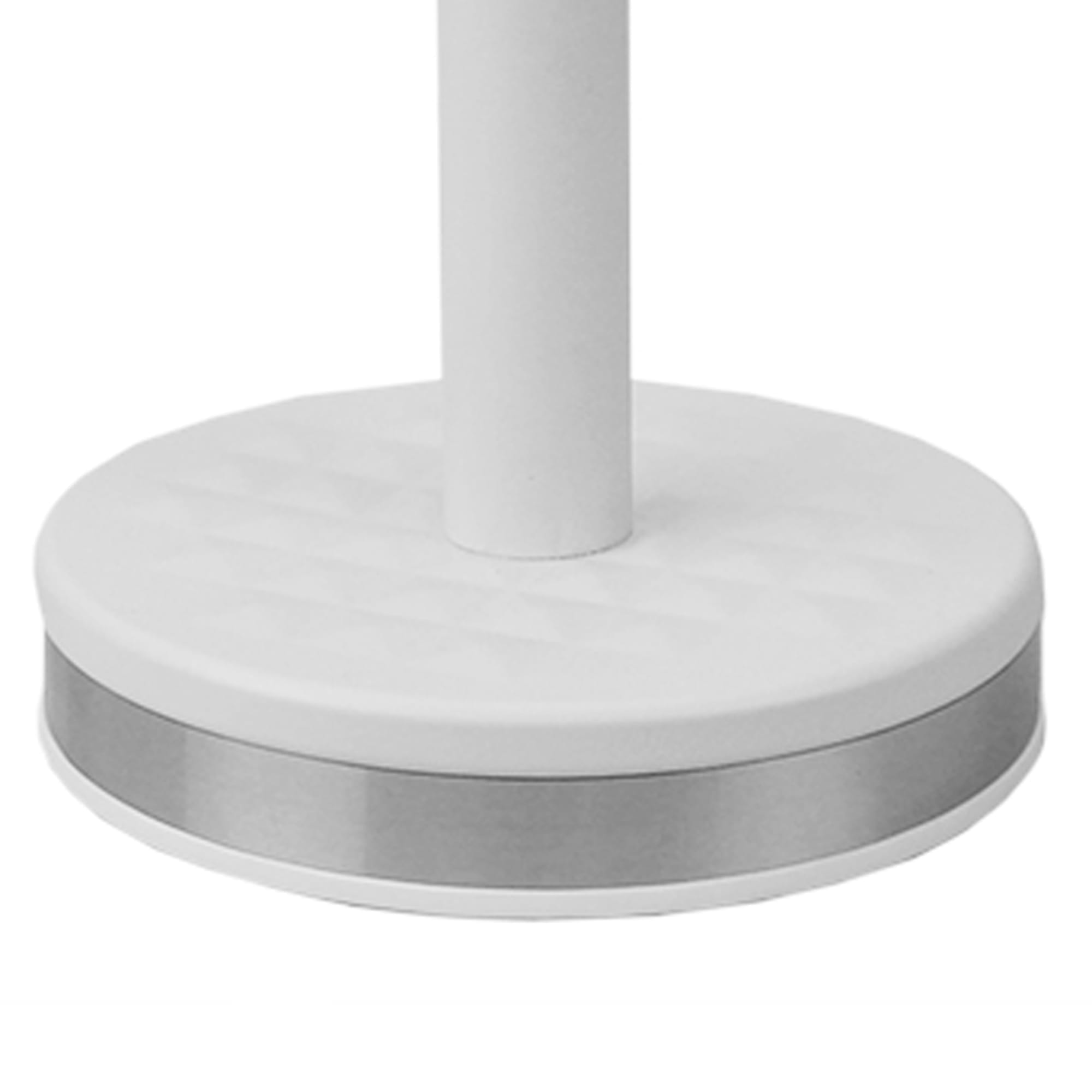 Michael Graves Design Soho Freestanding Tin Paper Towel Holder with Easy Twist On Finial, White $12.00 EACH, CASE PACK OF 12