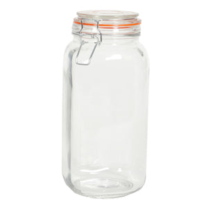 Home Basics 67.5 oz. Glass Pickling Jar with Wire Bail Lid and Rubber Seal Gasket $5.00 EACH, CASE PACK OF 12