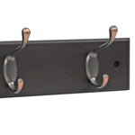 Load image into Gallery viewer, Home Basics 5 Double Hook Wall Mounted Hanging Rack, Brown $12.00 EACH, CASE PACK OF 12
