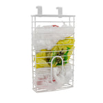 Load image into Gallery viewer, Home Basics Over the Cabinet  Plastic Bag Organizer, White $8.00 EACH, CASE PACK OF 6
