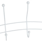 Load image into Gallery viewer, Home Basics Shelby 5 Hook Over the Door Hanging Rack, White $5.00 EACH, CASE PACK OF 12
