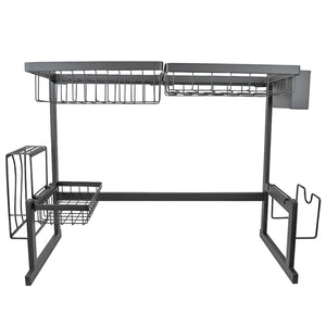 Home Basics Deluxe Over the Sink Steel Kitchen Station, Black $60.00 EACH, CASE PACK OF 1