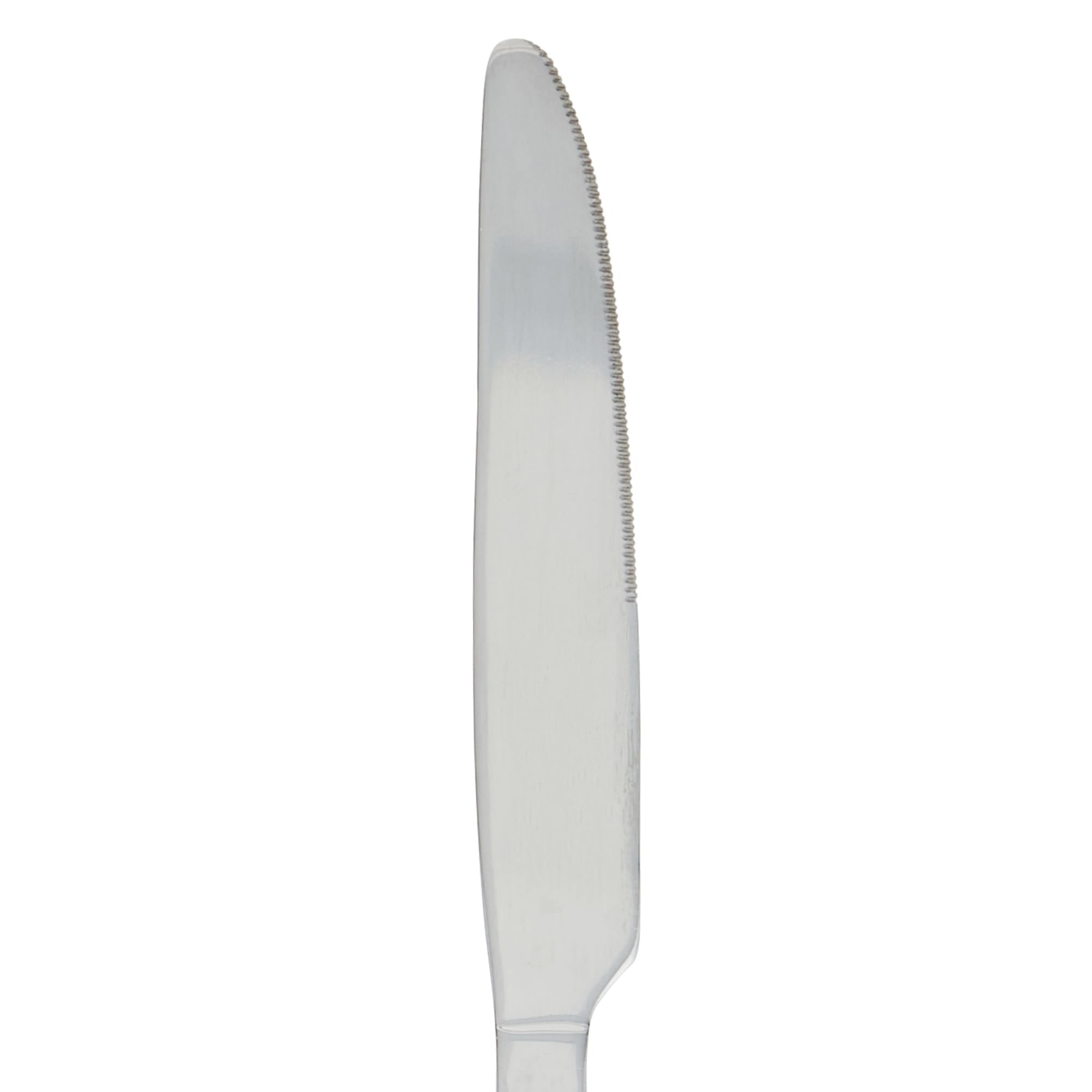 Home Basics Hammered Stainless Steel Dinner Knives, (Pack of 4), Silver $2.00 EACH, CASE PACK OF 24