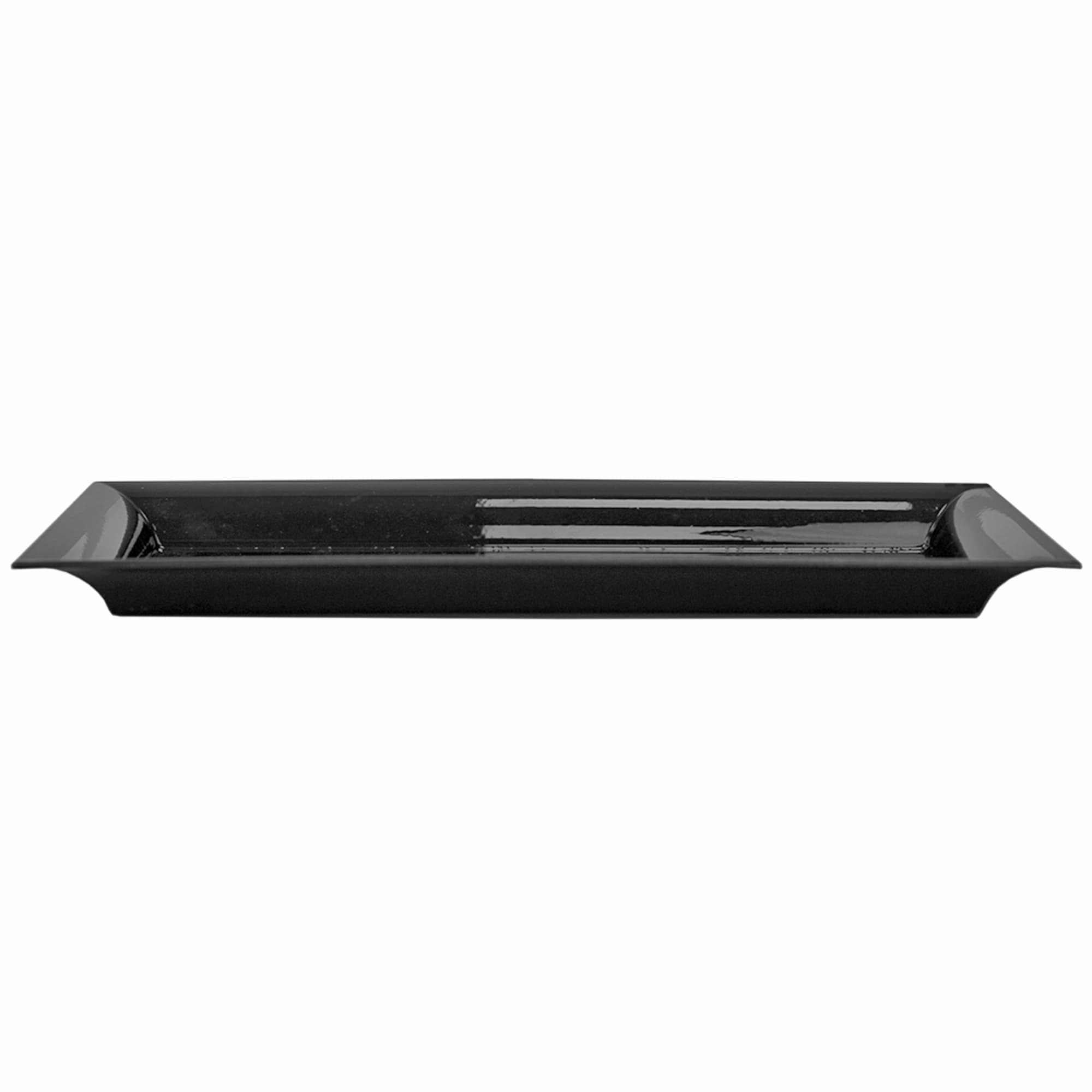 Home Basics Plastic Vanity Tray, Black $4.00 EACH, CASE PACK OF 12