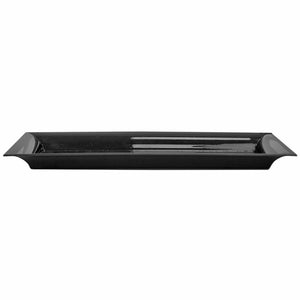 Home Basics Plastic Vanity Tray, Black $4.00 EACH, CASE PACK OF 12